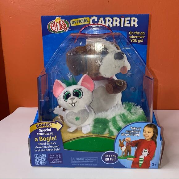 Elf Pets Travel Carrier with Exclusive Plush Bogie Character - Picture 2 of 9